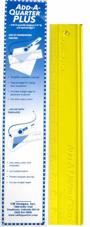 Clover Add A-Quarter Ruler 12in Plus