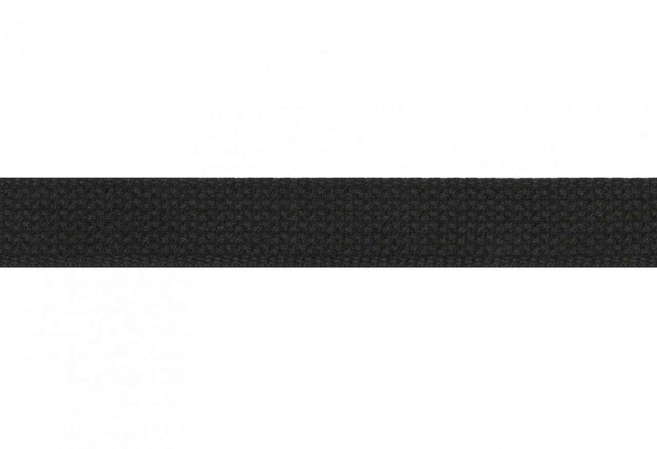 Cotton Webbing 1" - Black