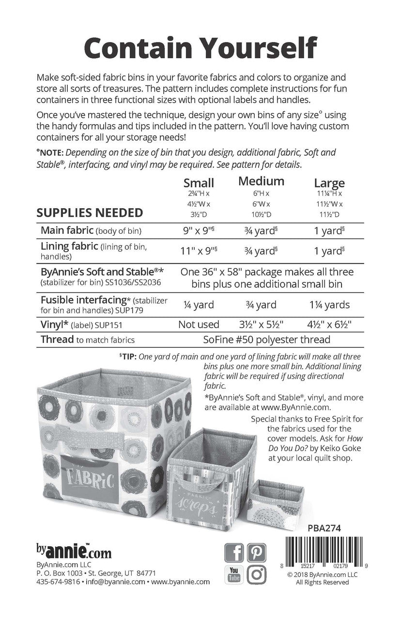 Contain Yourself Pattern ByAnnie_details