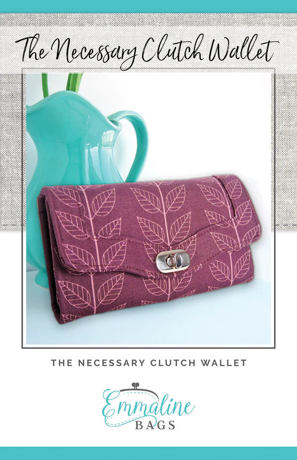 Necessary Clutch Wallet Pattern by Emmaline Bags