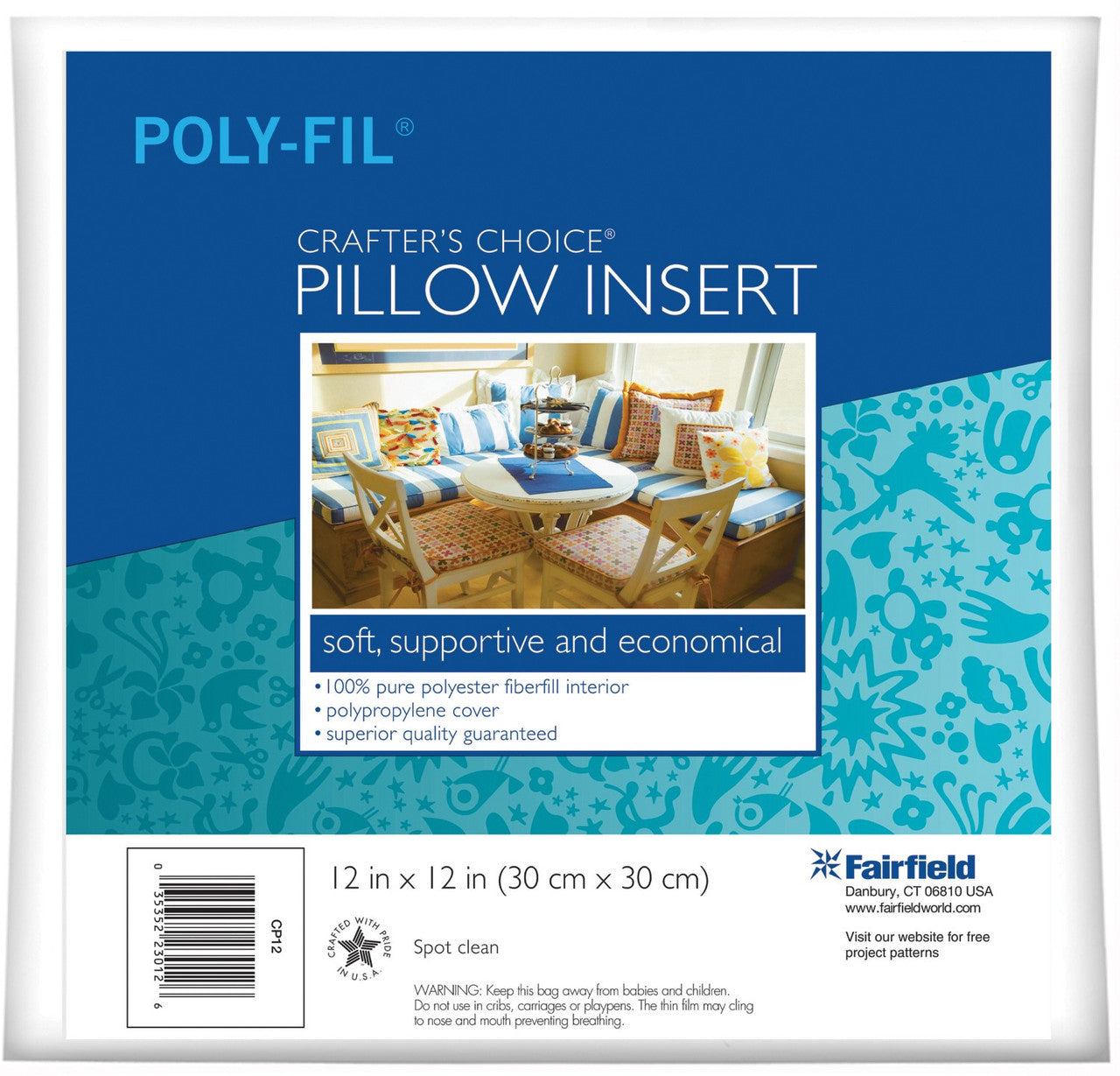 Pillow Insert - 12in x 12in