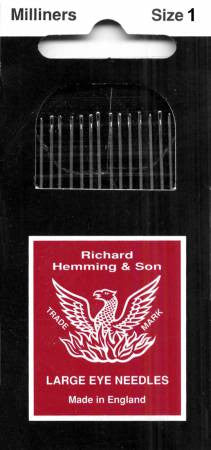 Richard Hemming Milliners / Straw Needles - Size 1