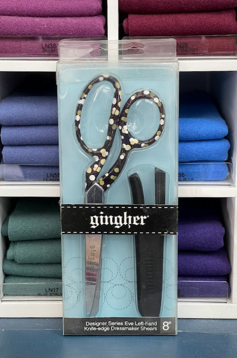 Gingher Left Handed Shears - 8" Eve Series