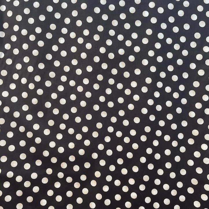 Inkwell - Charcoal Cream Chalk Dot - Lecien – Out of Hand Quilting ...