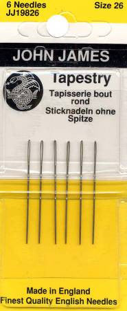 John James Tapestry Needles - Size 26