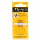 John James Gold'N Glide Big Eye Between / Quilting Needles - Size 11