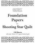 Foundation Papers for Shooting Star Quilt by Jen Kingwell