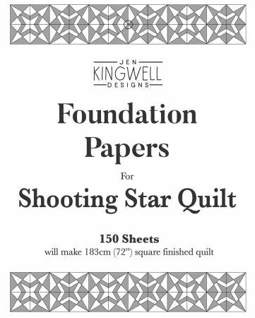 Foundation Papers for Shooting Star Quilt by Jen Kingwell