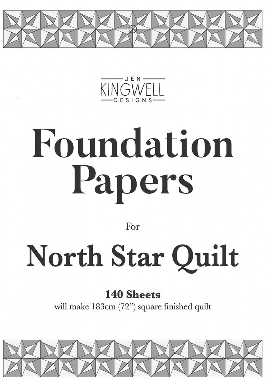 Foundation Papers for North Star Quilt by Jen Kingwell