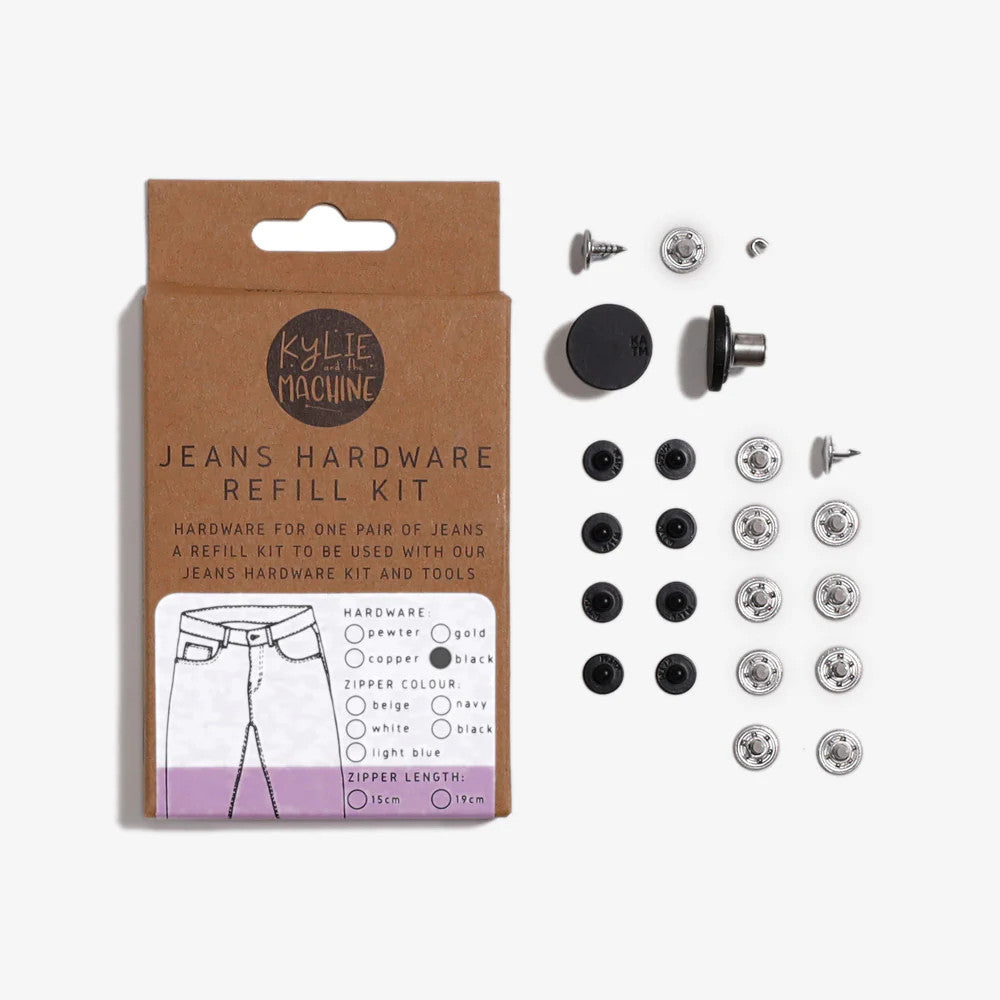 KATM REFILL Jeans Hardware Kit - Matte Black