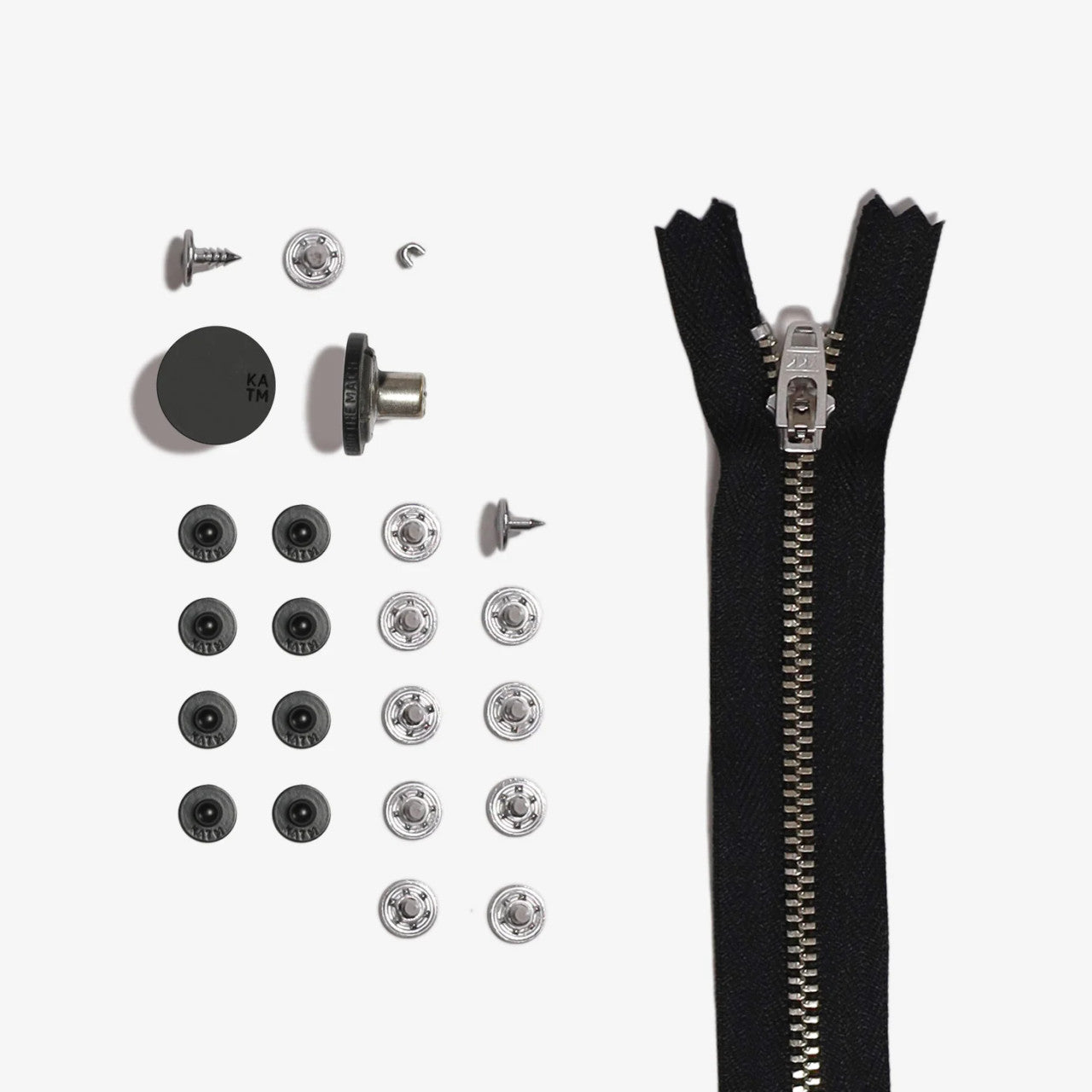 KATM REFILL Jeans Hardware Kit - Matte Black