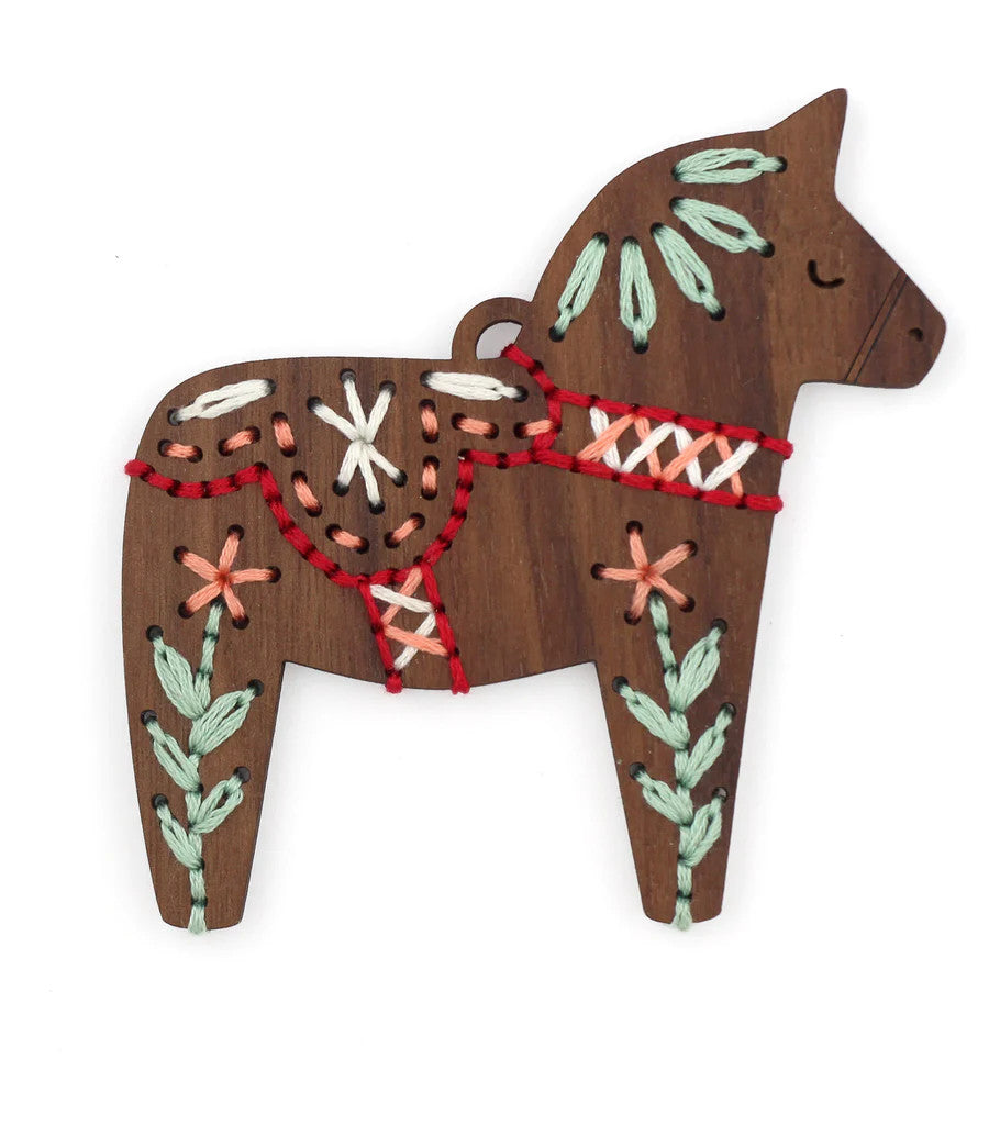 Dala Horse Ornament Kit by Kiriki Press