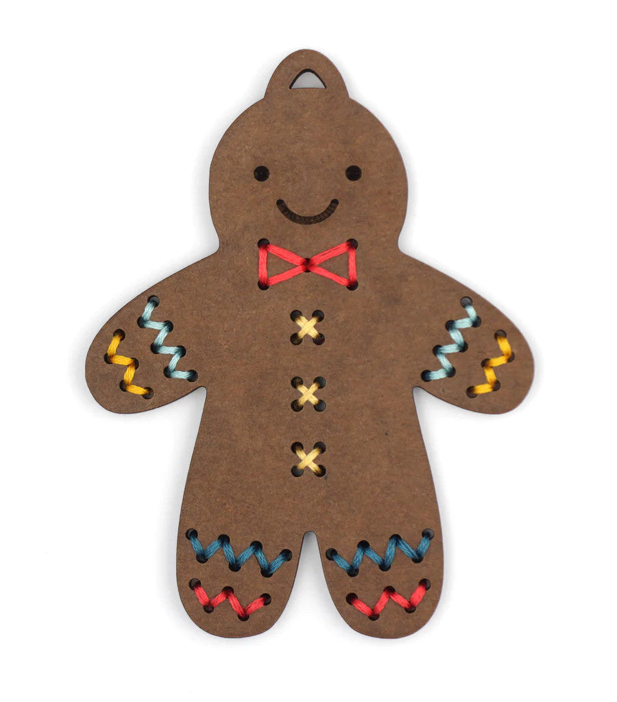 Gingerbread Kid Ornament Kit by Kiriki Press