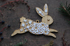 Rabbit Stitched Ornament Kit by Kiriki Press