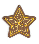 Gingerbread Star Ornament Kit by Kiriki Press
