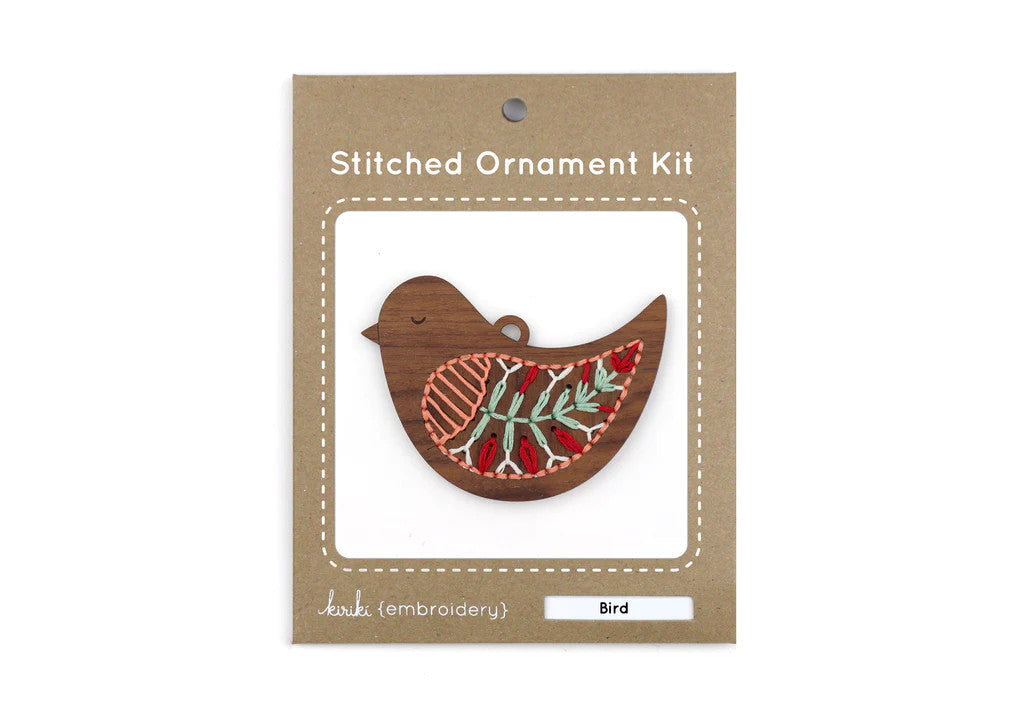 Bird Ornament Kit by Kiriki Press_package