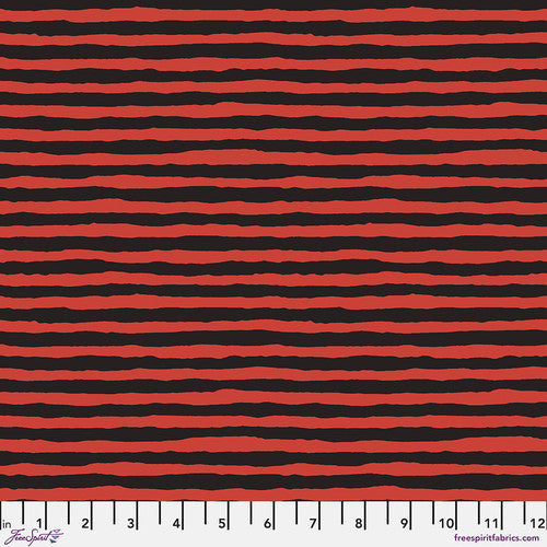 Kaffe Fassett Collective February 2024 - Comb Stripe - Rust