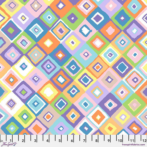 Kaffe Fassett Collective February 2024 - Square Dance - Pastel