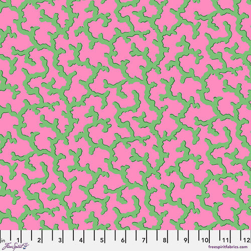 Kaffe Fassett Collective February 2024 - Coral - Green