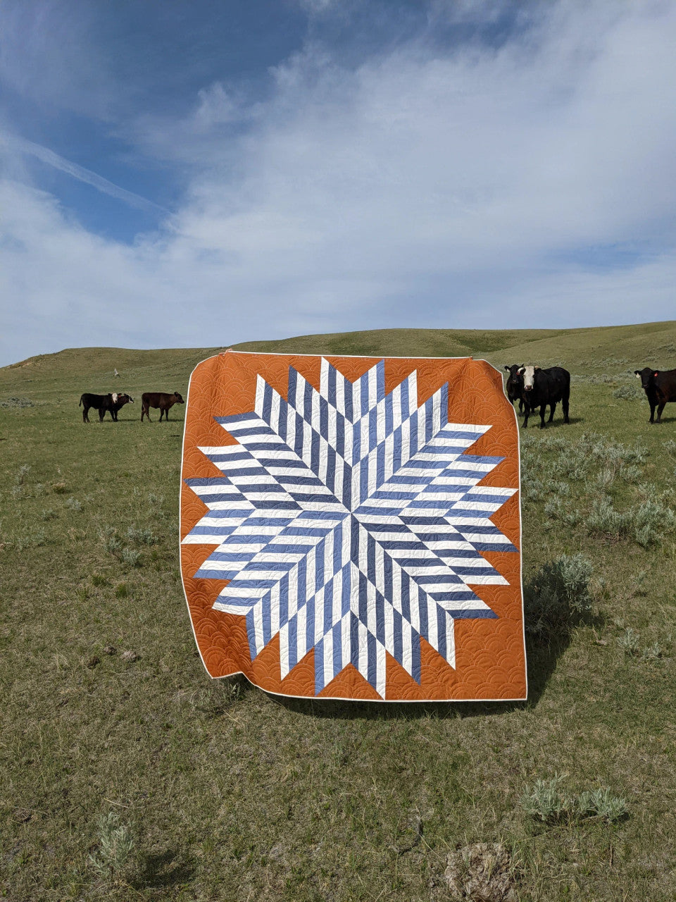 Commonwealth Star Quilt Pattern by Plains & Pine_sample1