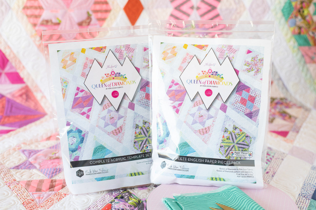 Queen of Diamonds Paper Piece pack