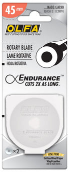 Olfa Endurance Rotary Replacement Blade - 45mm 2ct