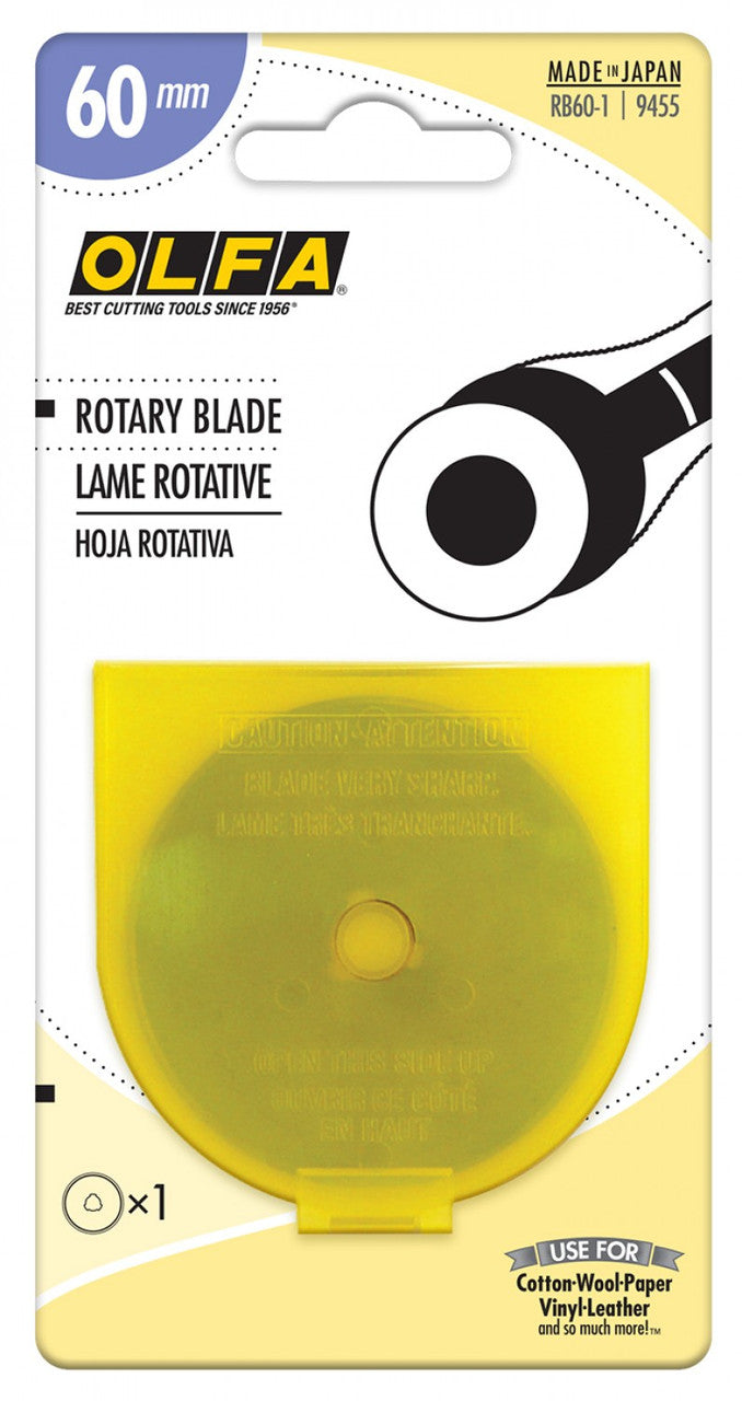 Olfa Rotary Blades - 60mm 1ct