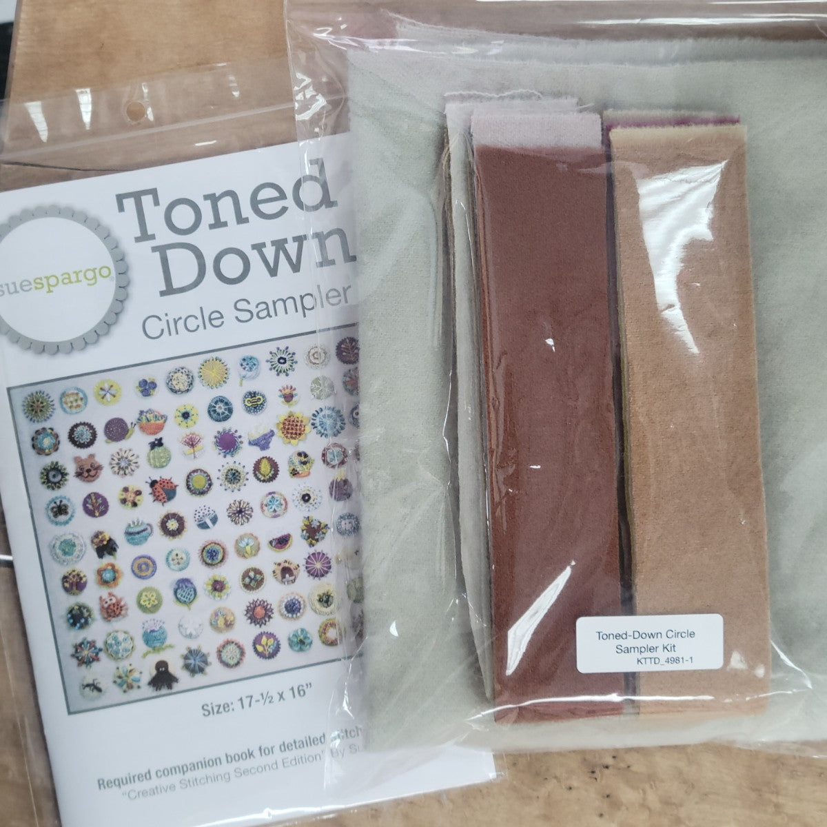 Toned Down Circle Sampler Kit by Sue Spargo