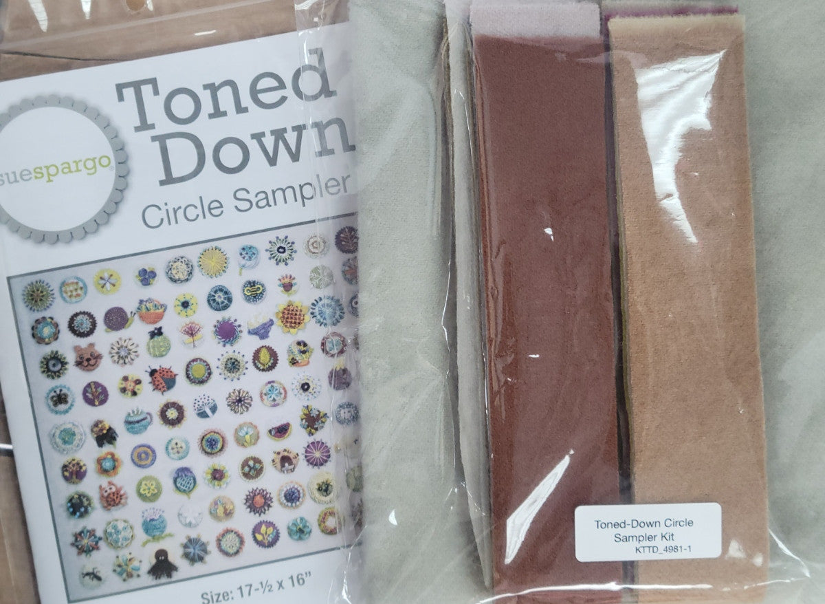 Toned Down Circle Sampler Kit by Sue Spargo