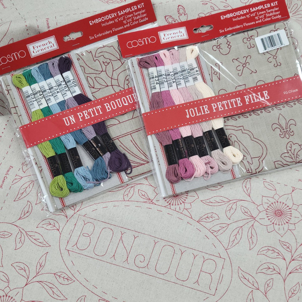 French General Embroidery Kits