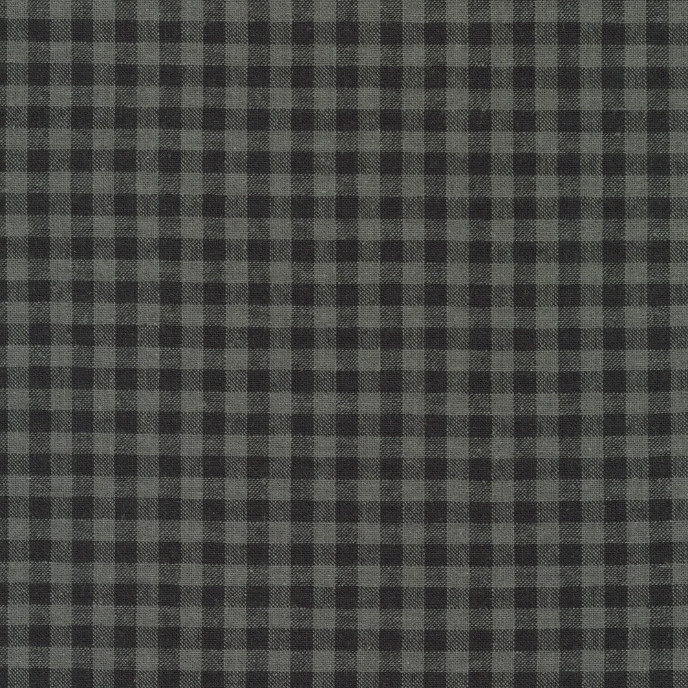 Essex Gingham Licorice - Robert Kaufman