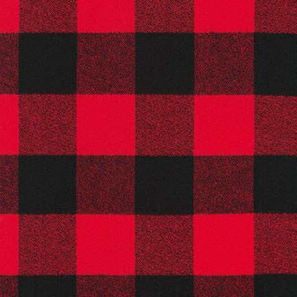 Mammoth Flannel - Red - Robert Kaufman