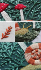 Forest Floor - Embroidery Stitch Sampler by Kiriki Press_detail