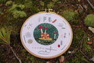 Forest Floor - Embroidery Stitch Sampler by Kiriki Press_sample