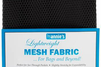 Lightweight Mesh Fabric - Black