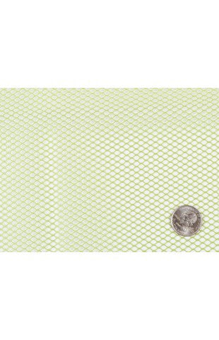 Lightweight Mesh Fabric - Green Apple_detail
