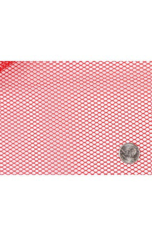 Lightweight Mesh Fabric - Atom Red_detail