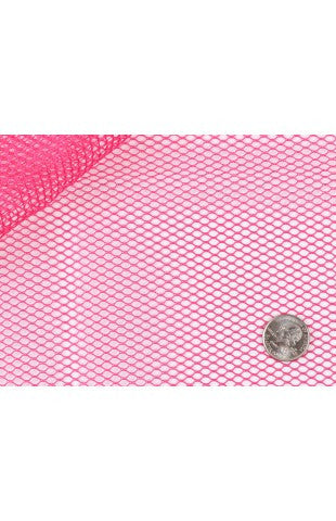 Lightweight Mesh Fabric - Lipstick_detail