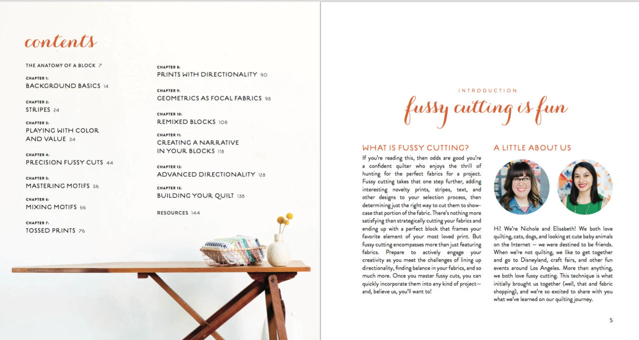 The Fussy Cut Sampler Book by Nichole Ramirez & Elisabeth Woo_sample1