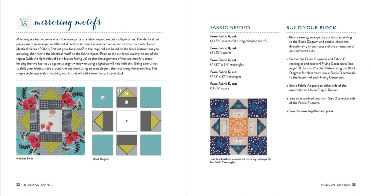 The Fussy Cut Sampler Book by Nichole Ramirez & Elisabeth Woo_sample3