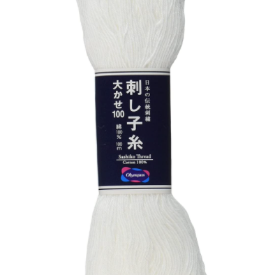 Olympus Large Sashiko Thread - White
