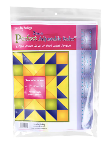 Karen Kay Buckley's 3” Perfect Adjustable Ruler_package