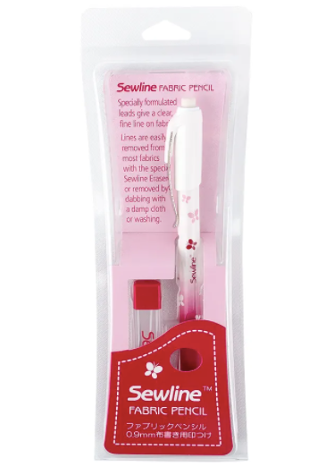 White Butterfly Mechanical Fabric Pencil & Lead Pack_package