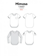 Jalie Sewing Paper Pattern #3890 - Mimosa Scoopneck T-Shirt_detail