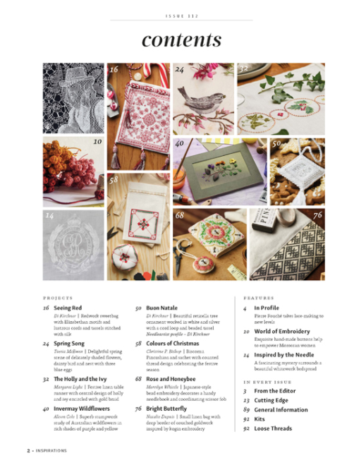 Inspirations Magazine - Buon Natale - Issue 112_index