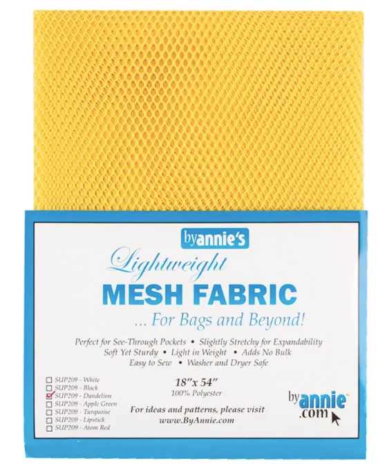 Lightweight Mesh Fabric - Dandelion