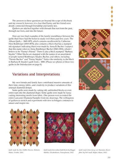 Making the Lancaster Diamond Sampler Book by Ann Parsons Holte_sample3