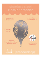 Lace Bunny Classic Needle Threader by Kiriki Press_info