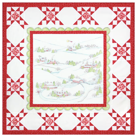 Christmas Countryside Quilt Pattern by Crabapple Hill Studio