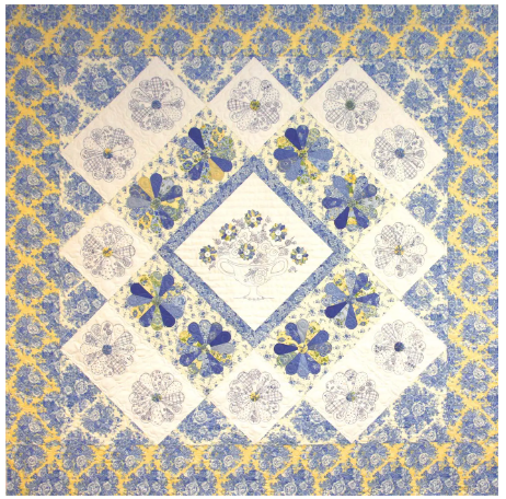 Susan's Desdren Garden Quilt Pattern by Crabapple Hill Studio